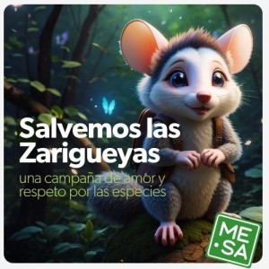 No atropelles las Zarigueyas, campaña por el respeto de las especies