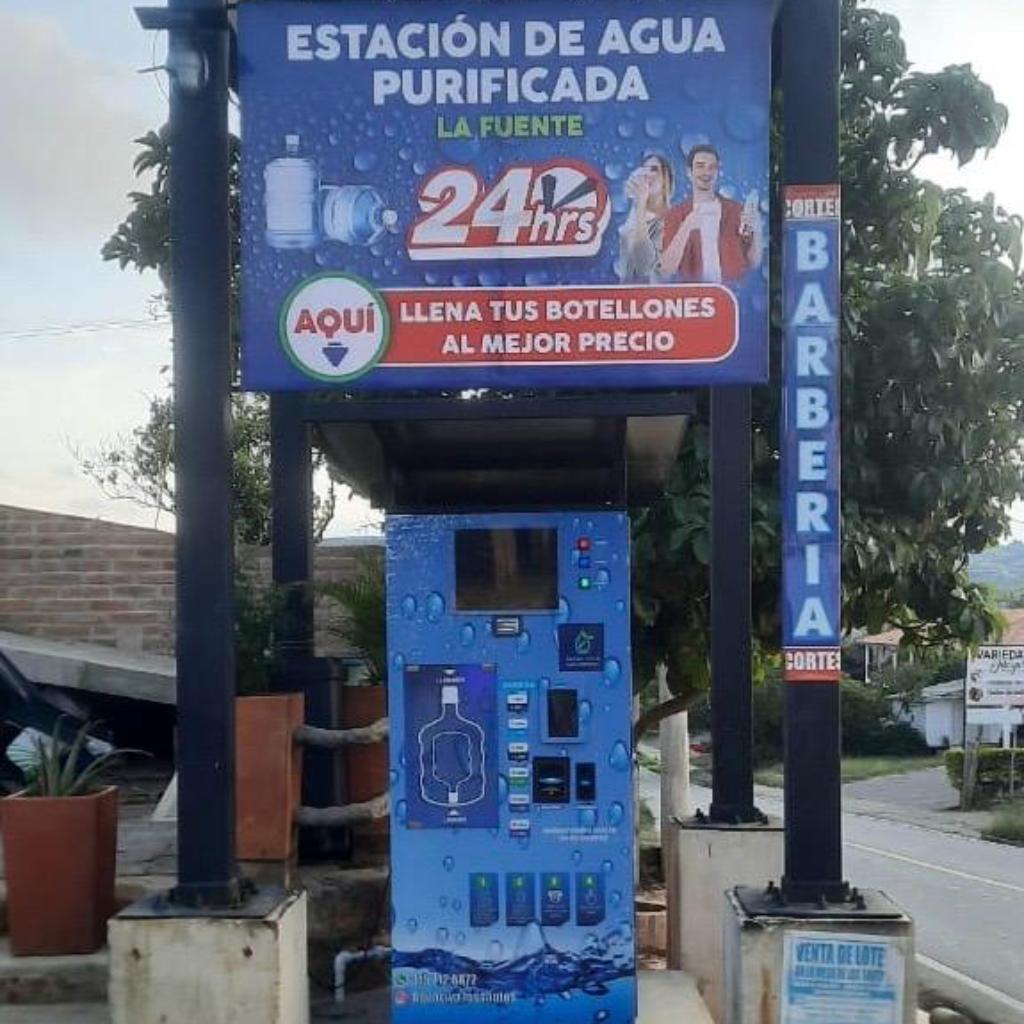Estacion De Agua Purificada en La Mesa de los Santos_1